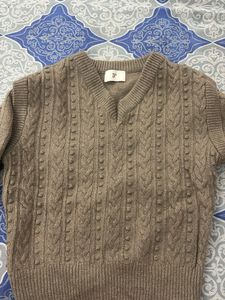 Cozy Cable Knit V-Neck Sweater