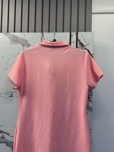 Pink Polo Shirt Dress, Bust- 36 XL Bodycon