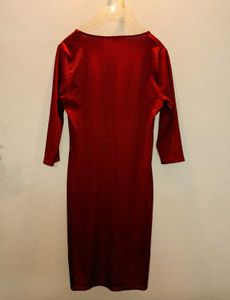 Price Drop - TT Maroon Knee-Length Dress