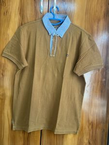 Arrow Men's Brown Polo T-Shirt- medium size