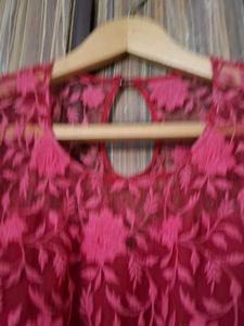 Mini Maroon Dress