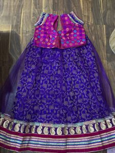 Purple Lehenga Choli Set
