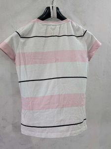 Striped 'Atlanta' Graphic Tee