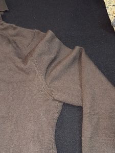 Classic Brown Turtleneck Top