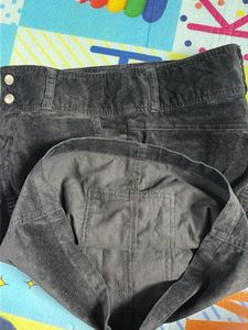 blackbCorduroy Cargo Mini Skirt