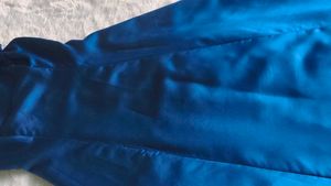 Elegant Royal Blue Bow Detail Maxi Dress