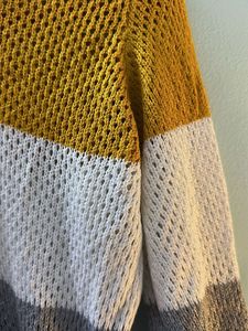 Stylish Striped Knit Sweater