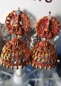 Traditional Indian Jhumka Earrings