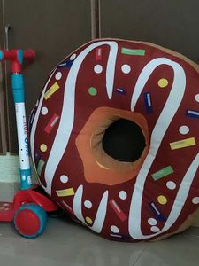 Giant Donut Plush Pillow