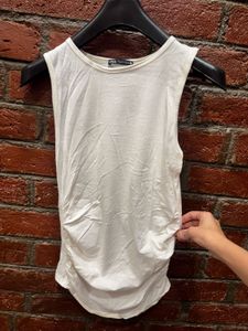 Zara White Tee