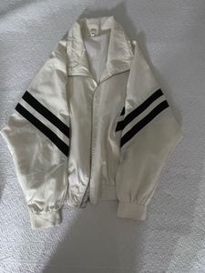 White Wind cheaterJacket with Black Stripes