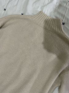 Cozy Blush Nude Turtleneck