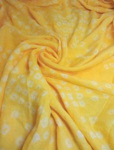 Yellow Bandhani Cotton Dupatta