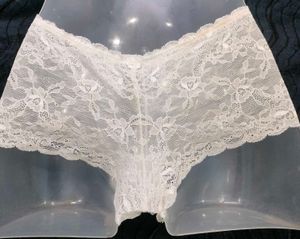 Elegant White Lace Panties 🤎