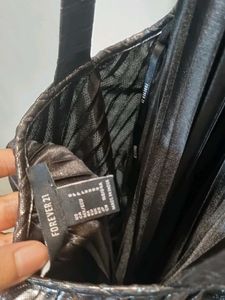 forever 21 never worn - Metallic Pleated Strappy D