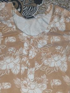 Floral Print Kurta
