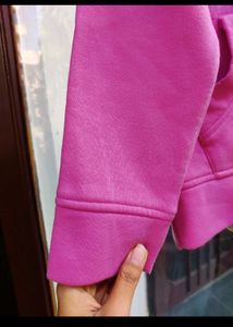 Fleece Pink Hoodie