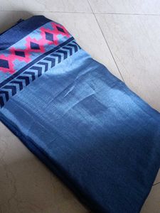 blue saree