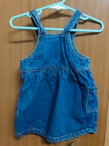 Denim Overalls Dress