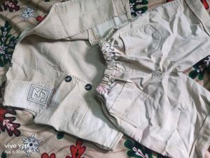 Stylish Beige Ethnic Vest. waistjacket or vestcoat