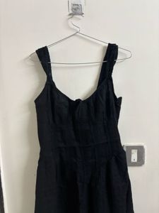 Chic Black A-Line Dress