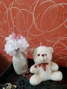 Cute White Teddy Bear Toy