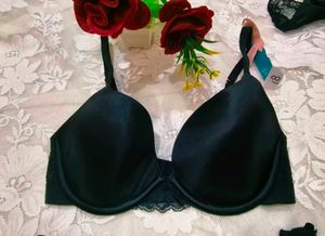 Black Lace Bra &amp; Thong Set