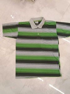 Men's Striped Polo Shirt