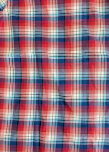 branded Plaid Long Sleeve Shirt