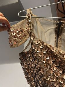 Sequin Embellished predraped saree