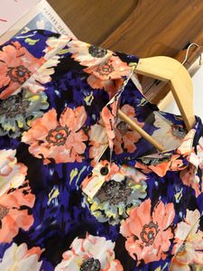 Floral Print Peplum Top