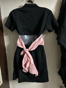 Stylish Black Shirt Dress