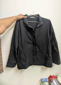 Classic Black Zip-Up Jacket