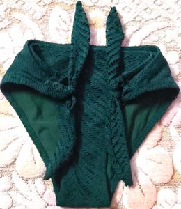Teal Crochet Bikini Bottom