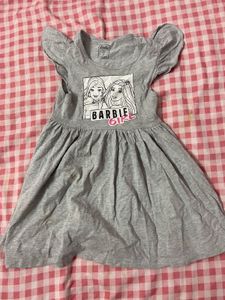 Gray Barbie Girl Dress
