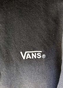 Black Vans Zip-Up Hoodie