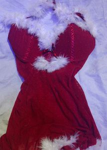 Festive Red Teddy Lingerie