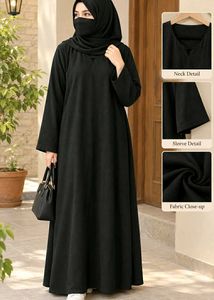 abaya with black stole