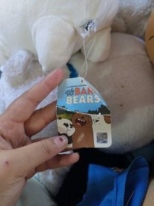 Cute White Polar Bear Plush Toy