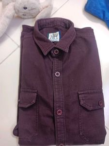 Maroon Casual Shirt