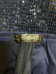 Sparkling Navy Blue Sequin Set