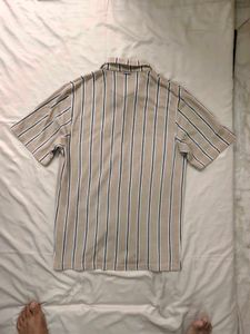 Men's Striped Short Sleeve Shirt