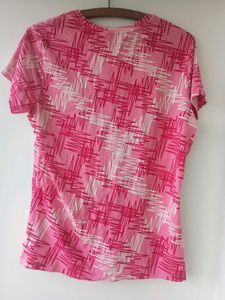 Pink Graphic T-Shirt abstract print