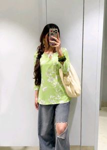 MELANGE Floral Print Kurti
