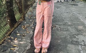 🧚🏼‍♀️💕Y2K BARBIE CORE TROUSER FOR WOMEN