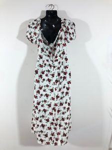 White Printed Dress(Women’s)