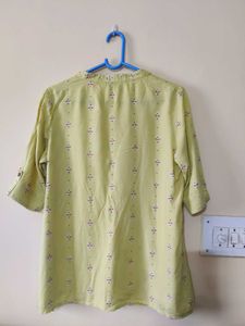 Combo Lime Greenish &amp; Pink Chikankari Kurta top