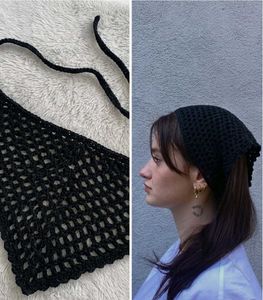 Crocheted Head Scarf Bandana