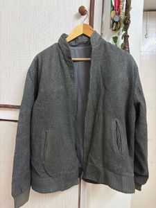 Men's Grey Bomber Jacket