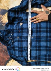 Boys Blue Checkered Shirt